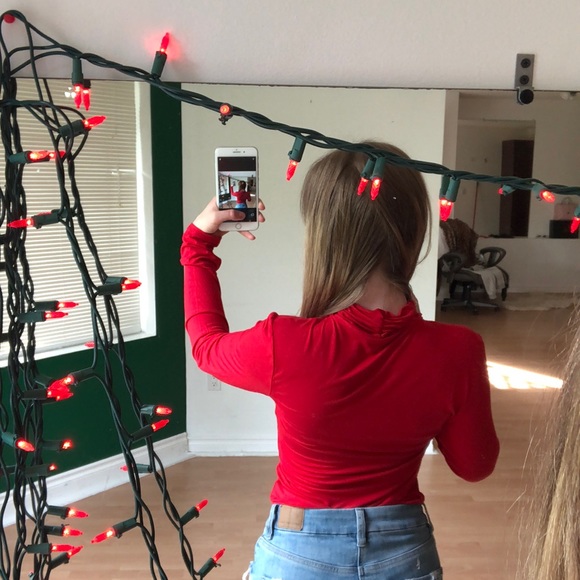 NWT guess mock neck shirt - Picture 3 of 4